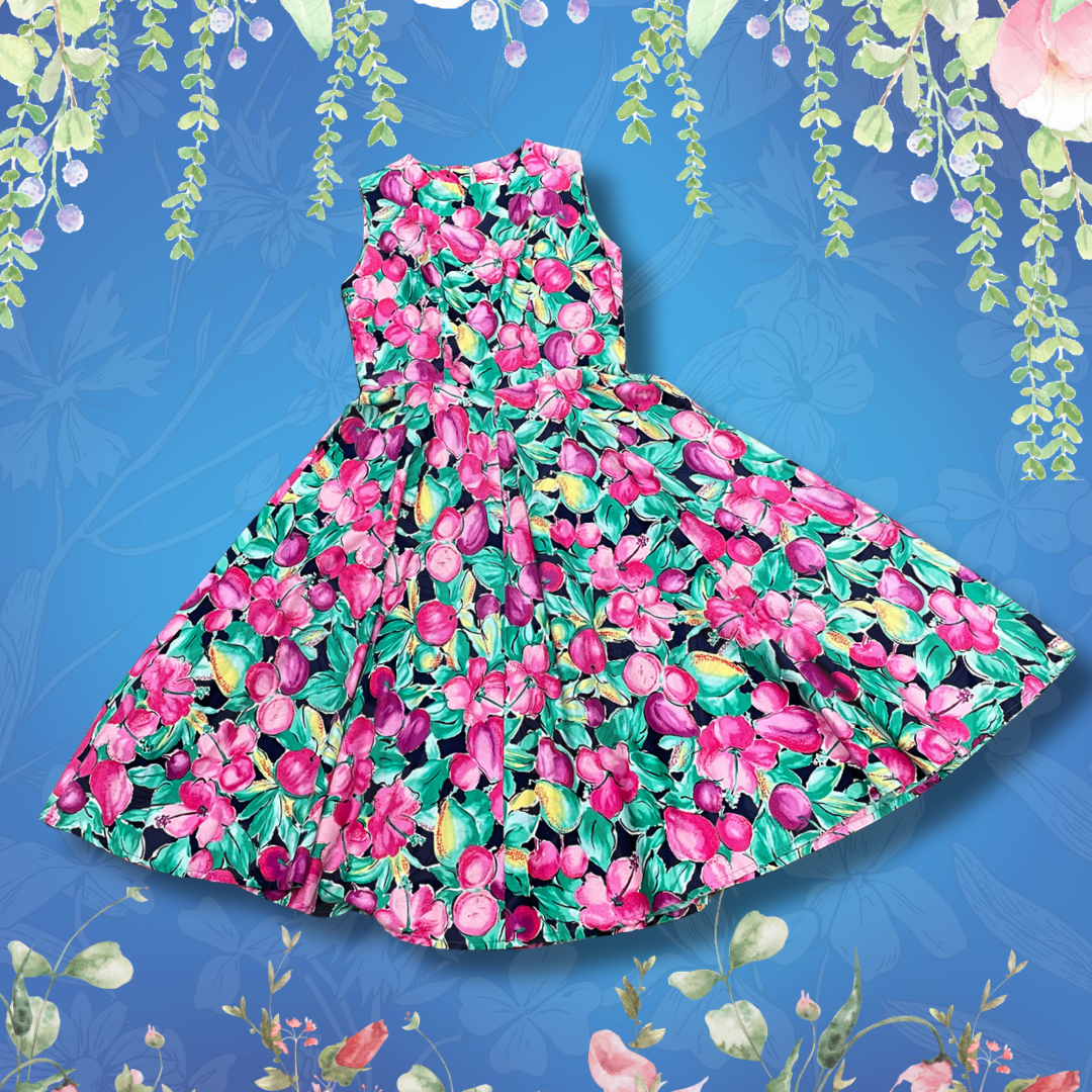 Vintage Floral Cotton Swing Dress – Auerbach Maffia Vintage Vintage Floral Cotton Swing Dress – Auerbach Maffia Vintage