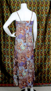 1970s Maxi Dress and Bolero - Baroque Print