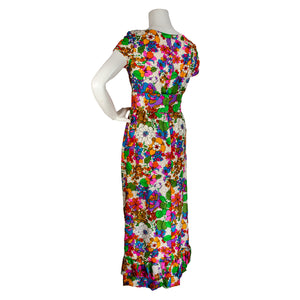 Malcolm Starr - Gino Charles Silk Floral Maxi Dress