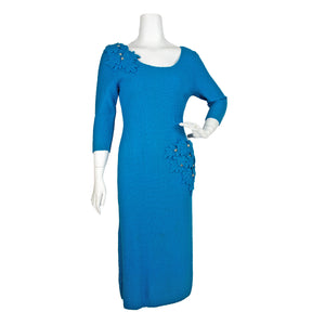 1950s Boucle Knit Dress