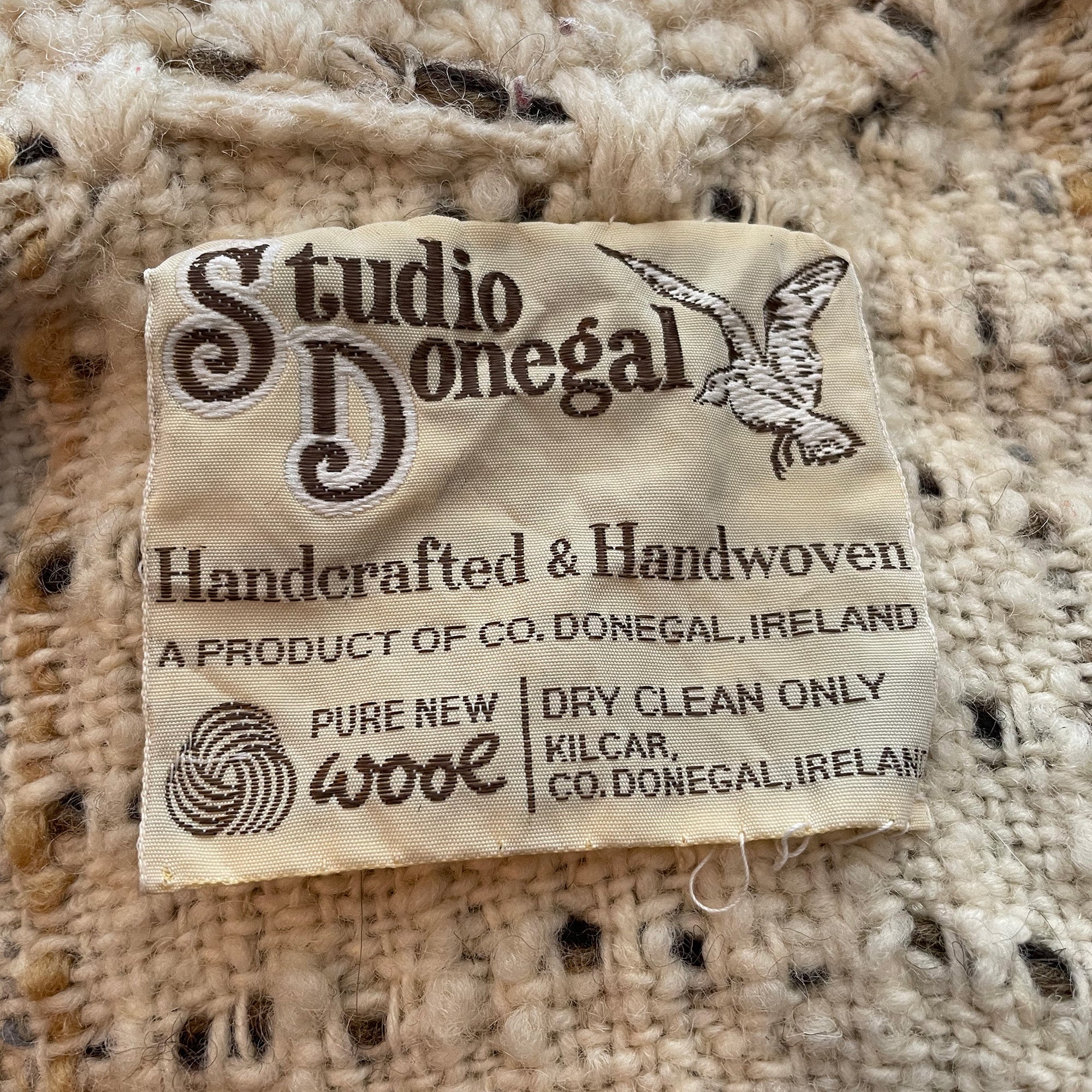 Classic Handwoven Wool Poncho - Studio Donegal, Ireland