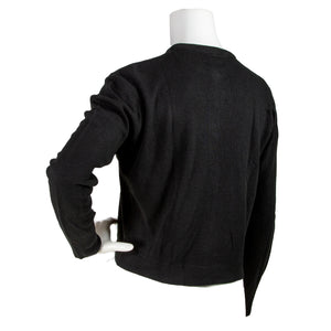 50s Embellished Black Sweater