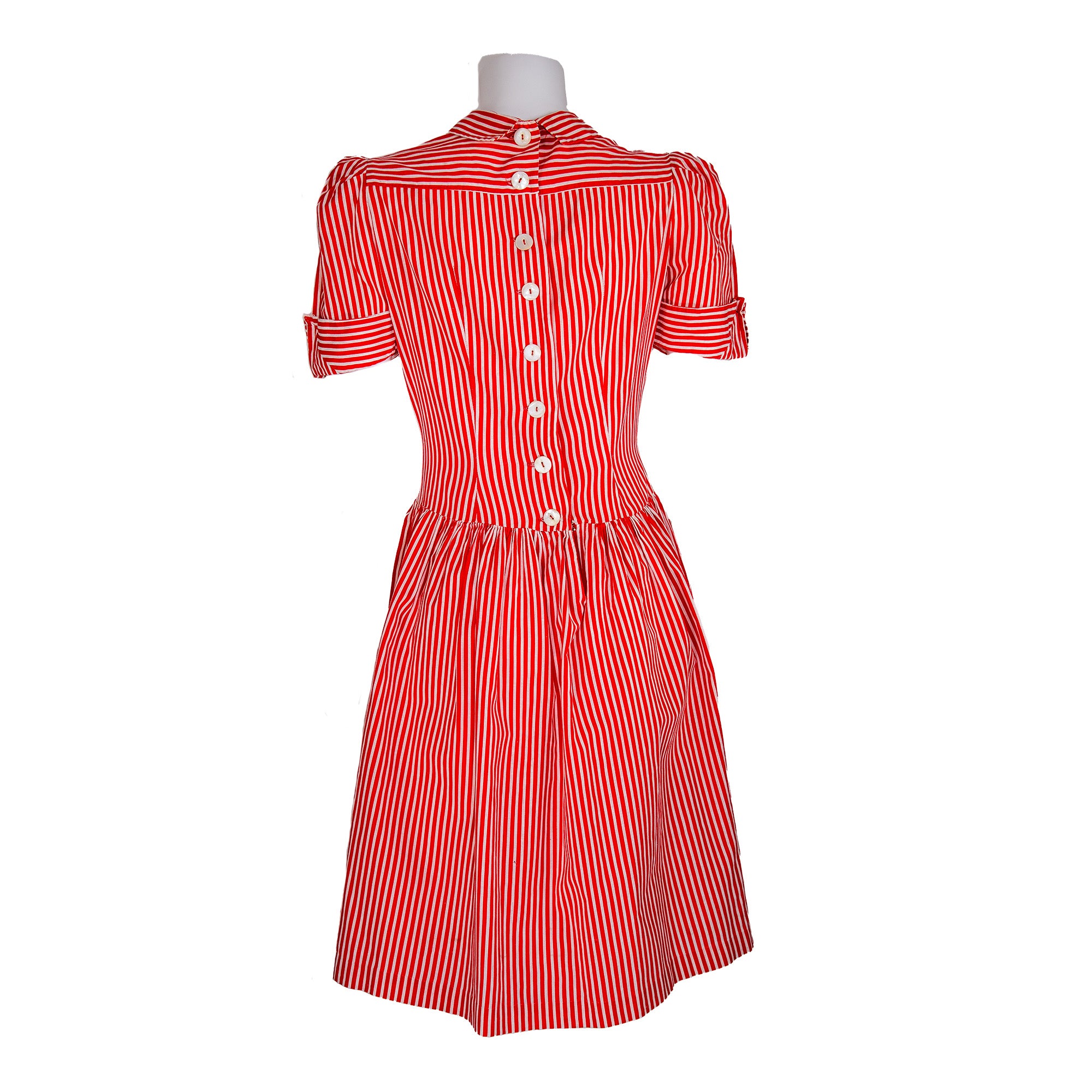 1930s Cotton Dress Auerbach Maffia Vintage 1930s Cotton Dress Auerbach Maffia Vintage