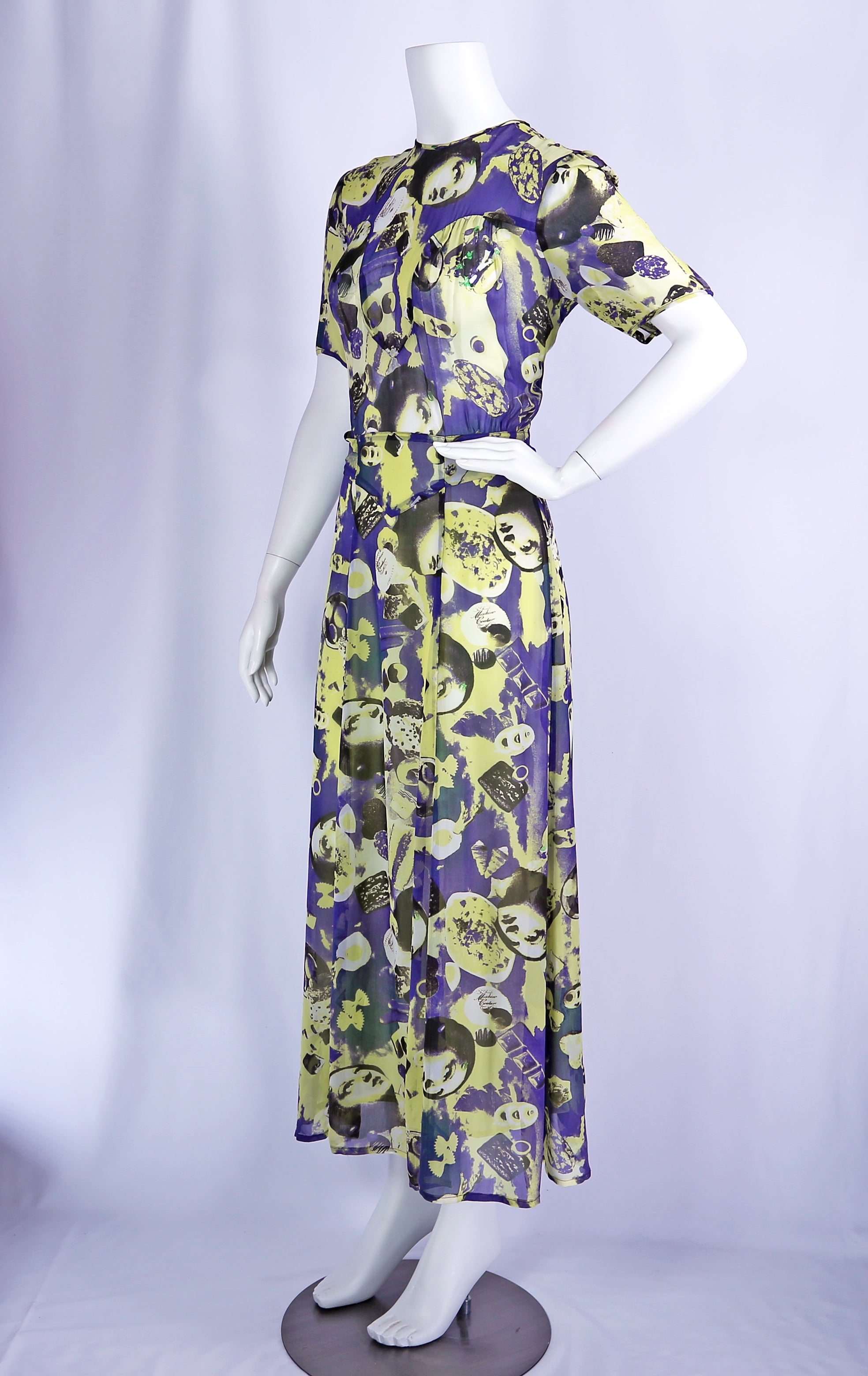 Vintage Moschino Semi Sheer Print Dress. Auerbach Maffia Vintage Vintage Moschino Semi Sheer Print Dress. Auerbach Maffia Vintage