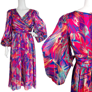 Morton Myles Silk Print Dress⁠